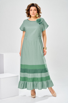 Платье Romanovich Style 1-2929 зеленый - фото 3