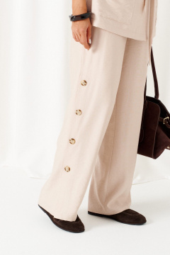 Брюки, жилет Beautiful&Free 6452 бежевый - фото 5
