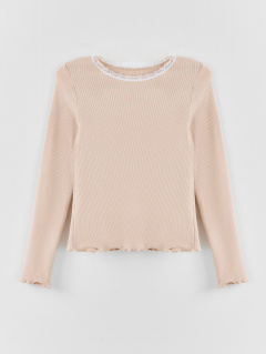 Лонгслив Mark Formelle 127988/25-39833Ц-1 пудровый - фото 3