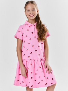 Платье Mark Formelle 157981/25-39636П-11 вишенки_на_розовом - фото 1