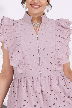 Платье Ninele 6111 пудра - фото 4