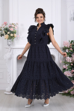 Платье Ninele 6111 синий - фото 2