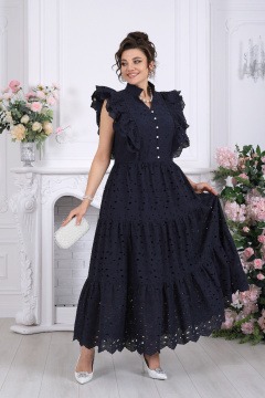 Платье Ninele 6111 синий - фото 4