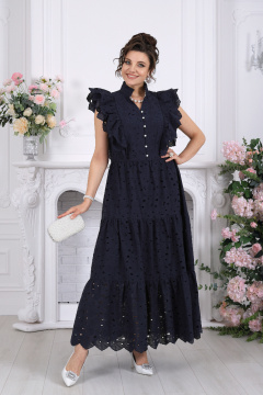 Платье Ninele 6111 синий - фото 5