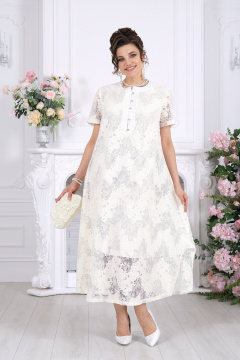 Платье Ninele 6118 молочный - фото 3