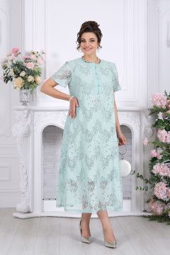 Платье Ninele 6118 мята - фото 4