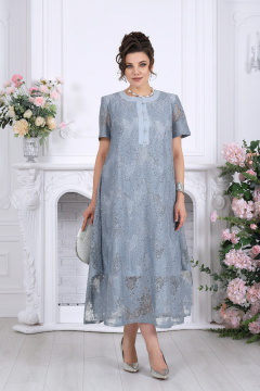 Платье Ninele 6118 небесный - фото 1