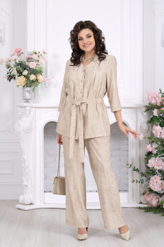 Блуза, брюки Ninele 7520 бежевый - фото 5