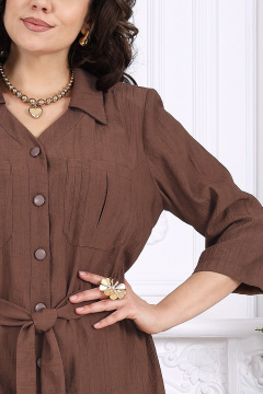 Блуза, брюки Ninele 7520 коричневый - фото 3
