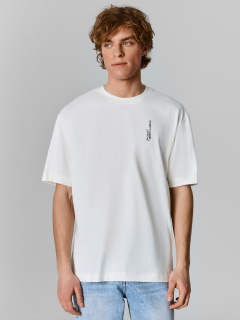 Футболка Mark Formelle 111858/25-5604П-0 св.молочный_печать3_1_сл_на_пол_2_сл_на_спинке - фото 1