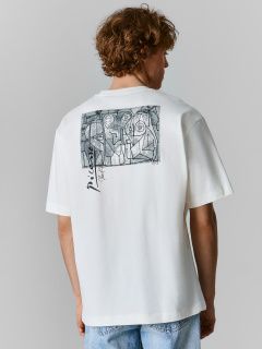 Футболка Mark Formelle 111858/25-5604П-0 св.молочный_печать3_1_сл_на_пол_2_сл_на_спинке - фото 2