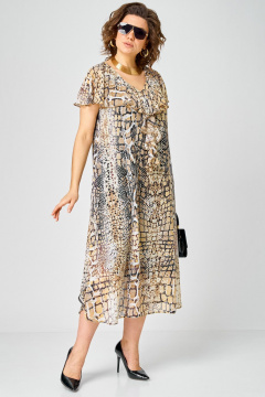 Платье EVA GRANT 7234 принт_питон - фото 5
