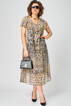 Платье EVA GRANT 7234 принт_питон - фото 1