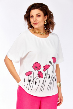 Блуза, брюки Grace for you 268 фуксия - фото 4