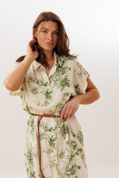 Платье Verita 2446.1 зеленый - фото 5