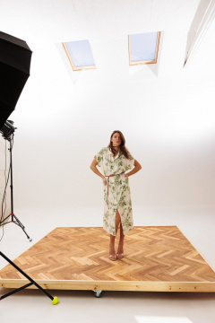 Платье Verita 2446.1 зеленый - фото 1