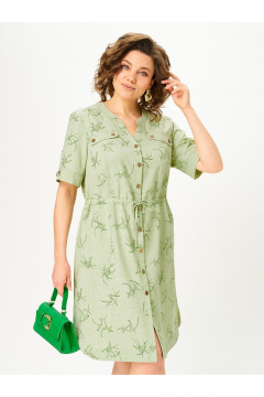 Платье Zlata 4470 зеленый - фото 4