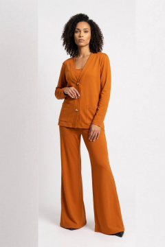 Брюки, кардиган Anastasia 1287.1 табачный - фото 4