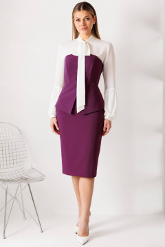 Корсет, юбка Мода Юрс 26-2963 фиолетовый - фото 2