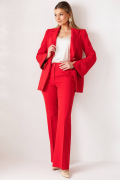 Брюки, жакет Мода Юрс 26-2960 красный - фото 3