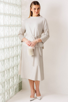Жакет, юбка Мода Юрс 26-2718 белый - фото 5