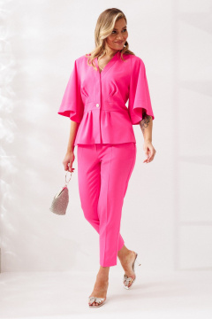Брюки, жакет Mubliz 324 фуксия - фото 5