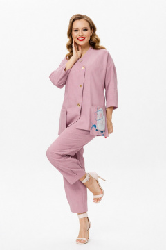 Брюки, жакет Anastasia 1202 пыльная_роза - фото 2
