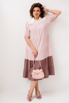 Платье Anelli 1847 черничное_мороженое - фото 3