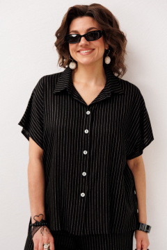 Блуза, брюки Anelli 1849 линии_ночи - фото 3