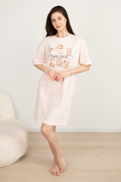 Сорочка Купалинка 40007G.158-164 пудровый - фото 1