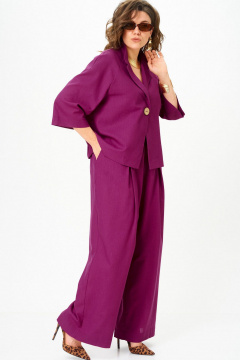 Брюки, жакет SOVA 11333 фуксия - фото 5