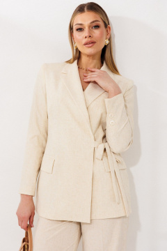 Брюки, жакет Мода Юрс 26-2669 ваниль - фото 3