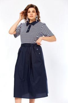 Платье Matini 3.1808 сине-белый - фото 4