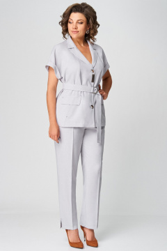 Брюки, жакет Мишель стиль 1279-1 серый - фото 3