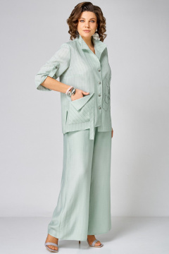Блуза, брюки Мишель стиль 1355 мятный - фото 3