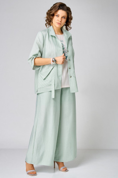 Блуза, брюки Мишель стиль 1355 мятный - фото 2