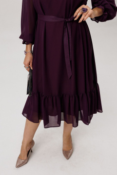 Платье Anelli 1635 цвет_чернослива - фото 5