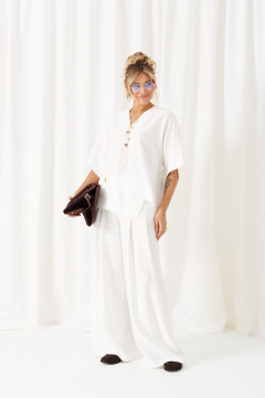 Блуза, брюки Beautiful&Free 6470 белый - фото 2