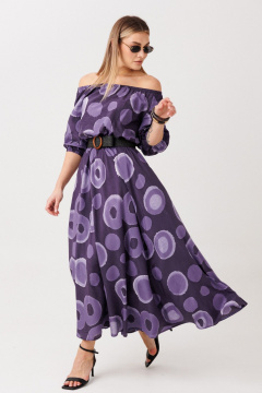 Платье Anastasia 1327 фиолетовый - фото 5