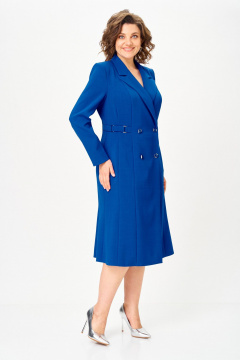 Платье ANASTASIA MAK 1121 василек - фото 5