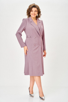 Платье ANASTASIA MAK 1121 пудра - фото 1