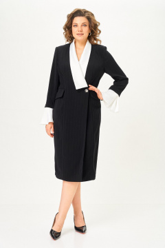 Платье ANASTASIA MAK 1124-А черный - фото 2