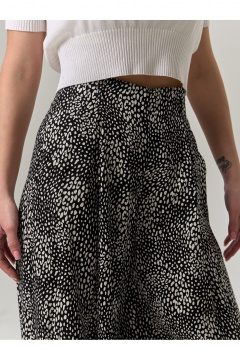 Брюки IUKONA 1209 черно-белый - фото 4