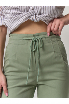 Брюки IUKONA 1009 серо-зелёный - фото 5