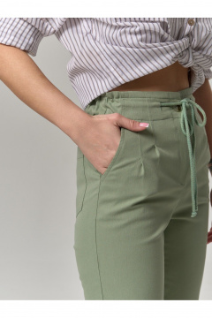Брюки IUKONA 1009 серо-зелёный - фото 2