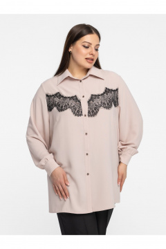 Блуза Avila 1013 пудровый - фото 4