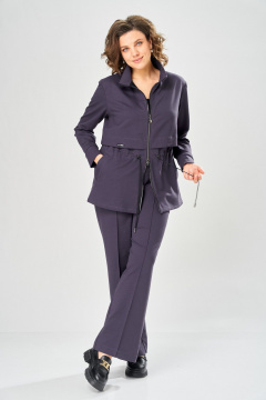 Брюки, жакет Bonna Image 1058/1серо-фиолетовый - фото 3