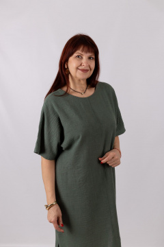 Платье Mita ЖМ1220 зеленый - фото 3