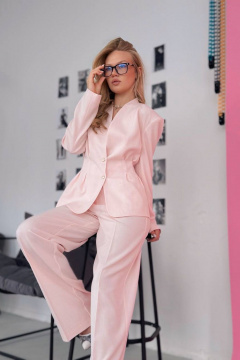 Жакет DNM 046 розовый - фото 5