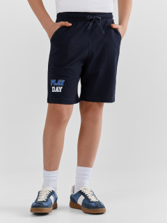 Шорты Mark Formelle 133330-2/25-37587П-0 неви_зеленый_печать1_1_сл_1изд_на_ПР_дет_пер_1_сл - фото 2